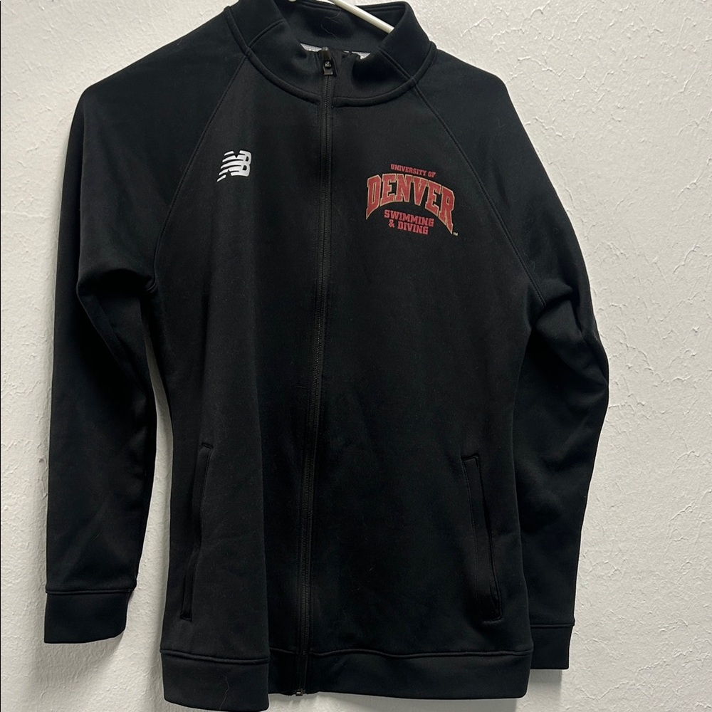 New Balance Black Jacket with Red Logo